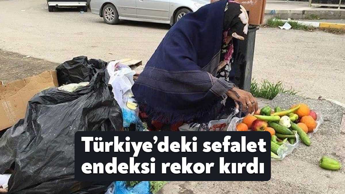 Türkiye İstatistik Kurumu (TÜİK) verilerine göre Türkiye’deki Sefalet Endeksi 2022