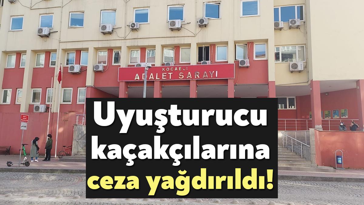 Kocaeli'de kiralık araçla uyuşturucu ticareti yapan 3 sanığa toplamda 45