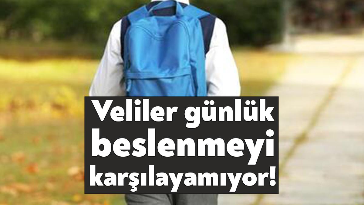 Temel besin maddelerindeki rekor fiyat artışları nedeniyle aileler, okulların hazırladığı