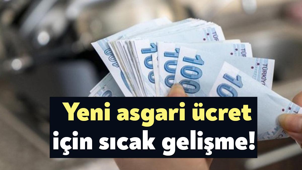 Asgari ücrette çalışma takvimi belirleniyor. Çalışma ve Sosyal Güvenlik Bakanı