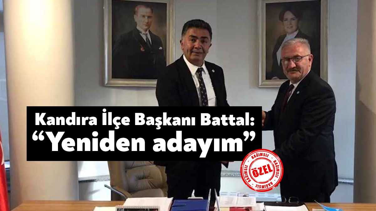 İYİ Parti Kandıra İlçe Başkanı Yusuf Battal ilçe kongresi öncesi