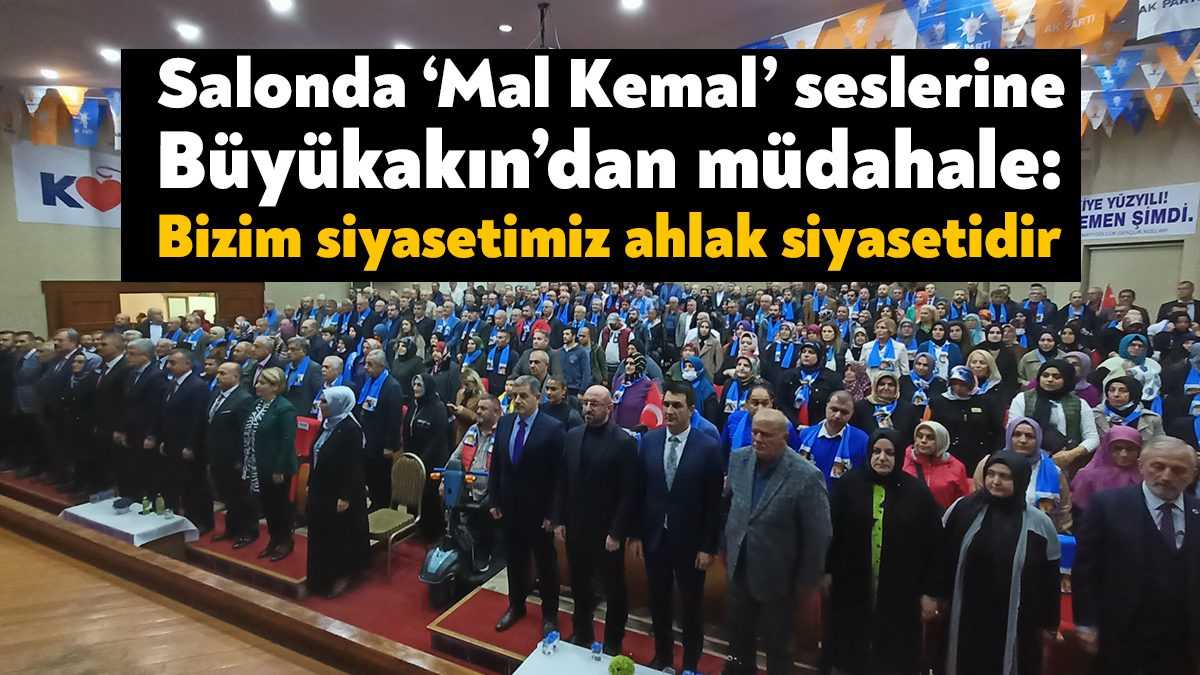 AK Parti Gölcük İlçe Danışma toplantısında bir partili ‘Mal Kemal’