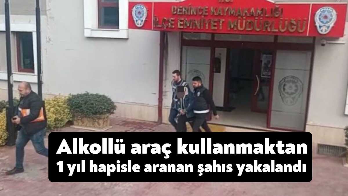 Kocaeli'de alkol ve uyuşturucu etkisinde araç kullanmaktan 1 yıl 15
