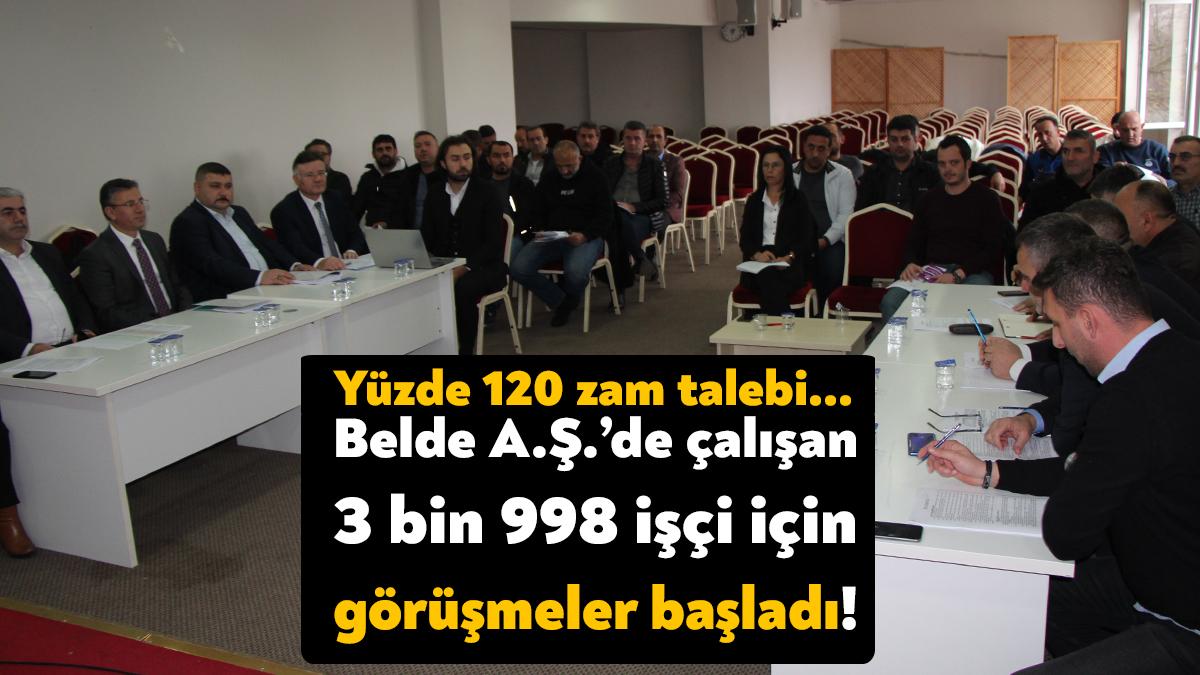 Kocaeli Büyükşehir Belediyesi’nin iştiraki BELDE A.Ş.’de çalışan 3 bin 998