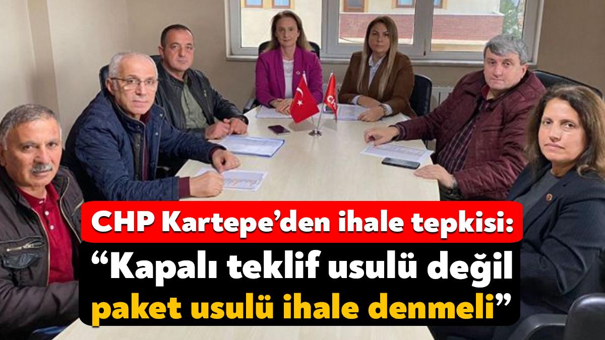 CHP Kartepe İlçe Örgütü ve Meclis Üyeleri, Kartepe Belediyesi’nin Sarımeşe,