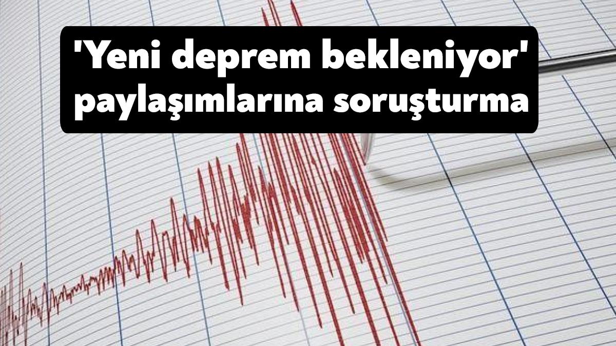 Emniyet Genel Müdürlüğü, Düzce depreminin ardından yeni bir deprem beklendiği