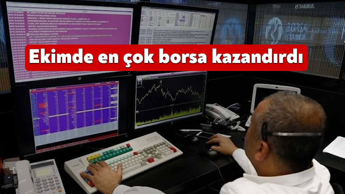 TÜİK verilerine göre, ekim ayında aylık en yüksek reel getiriyi
