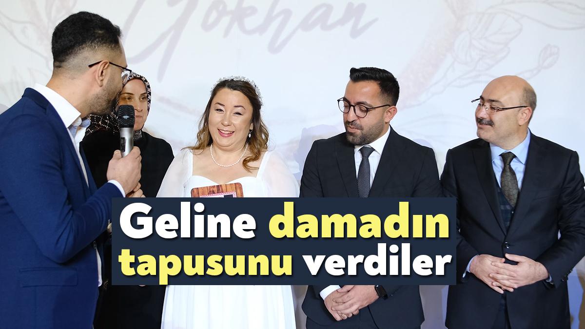 Kocaeli'nin Darıca ilçesinde dünyaevine giren Gökhan Şahin'e, nikahında 25 yıllık