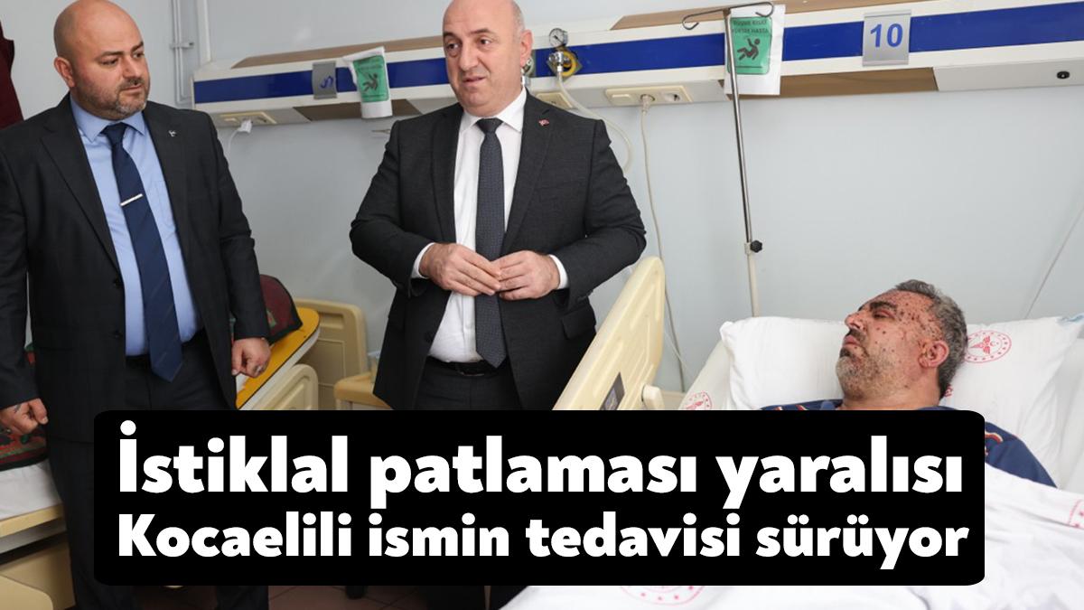 Taksim İstiklal Caddesi'ndeki patlamada yaralanan Hakan Ciroğlu'nun hastanedeki tedavisi sürüyor.
