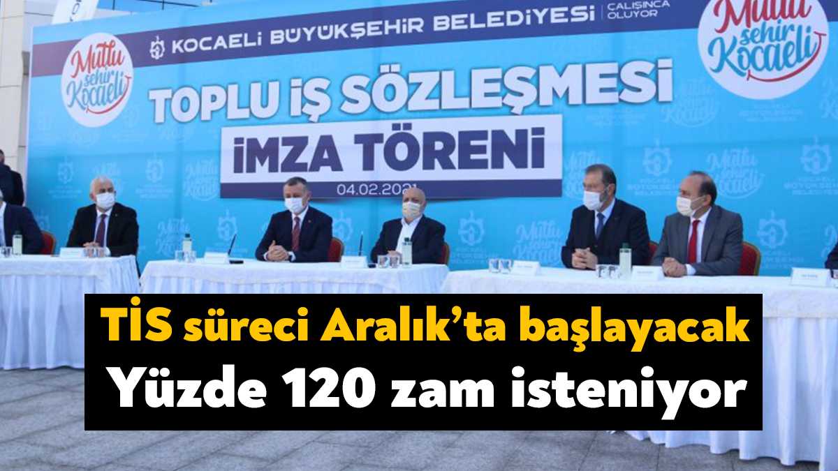 Hizmet-İş Sendikası Kocaeli Şubesi, Büyükşehir ve 8 ilçede çalışan yaklaşık
