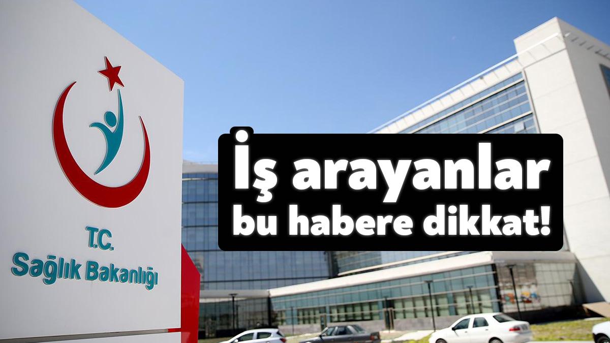 Sağlık Bakanlığının 11 bin 317 sürekli işçi, 30 bin sözleşmeli