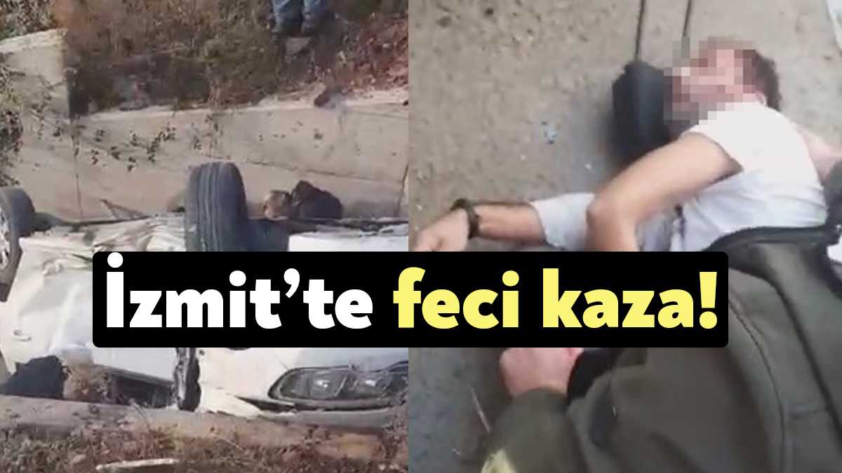 Kocaeli'nin İzmit ilçesinde hafif ticari araç ile otomobilin çarpışması neticesinde