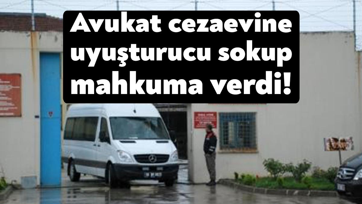 Kandıra Cezaevi’nde görüşe gelen avukat B.O.U hükümlüye uyuşturucu verdi. Şahsın