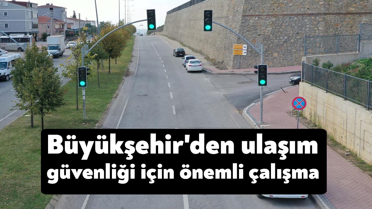 Kocaeli Büyükşehir Belediyesi trafik güvenliğine yönelik çalışmalarını sürdürüyor