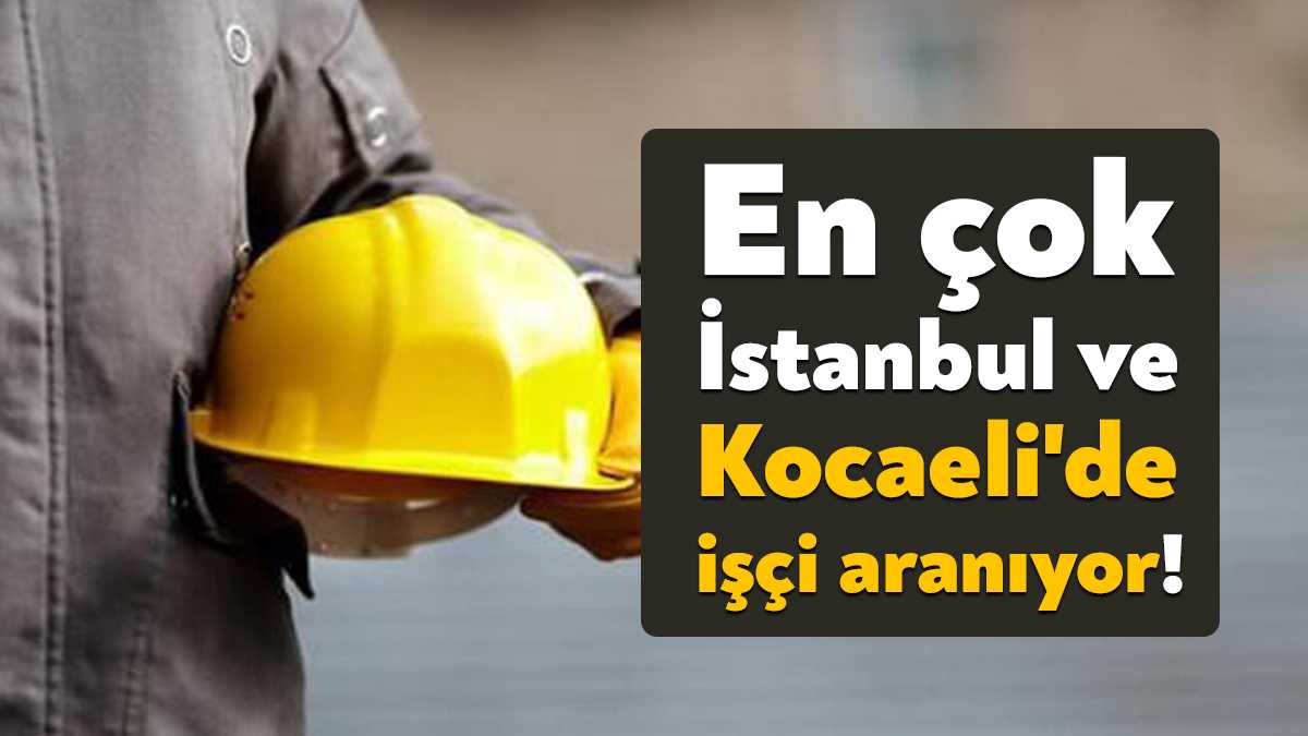 İş bulma platformunun verilerine göre, en çok işçi araya kentlerin