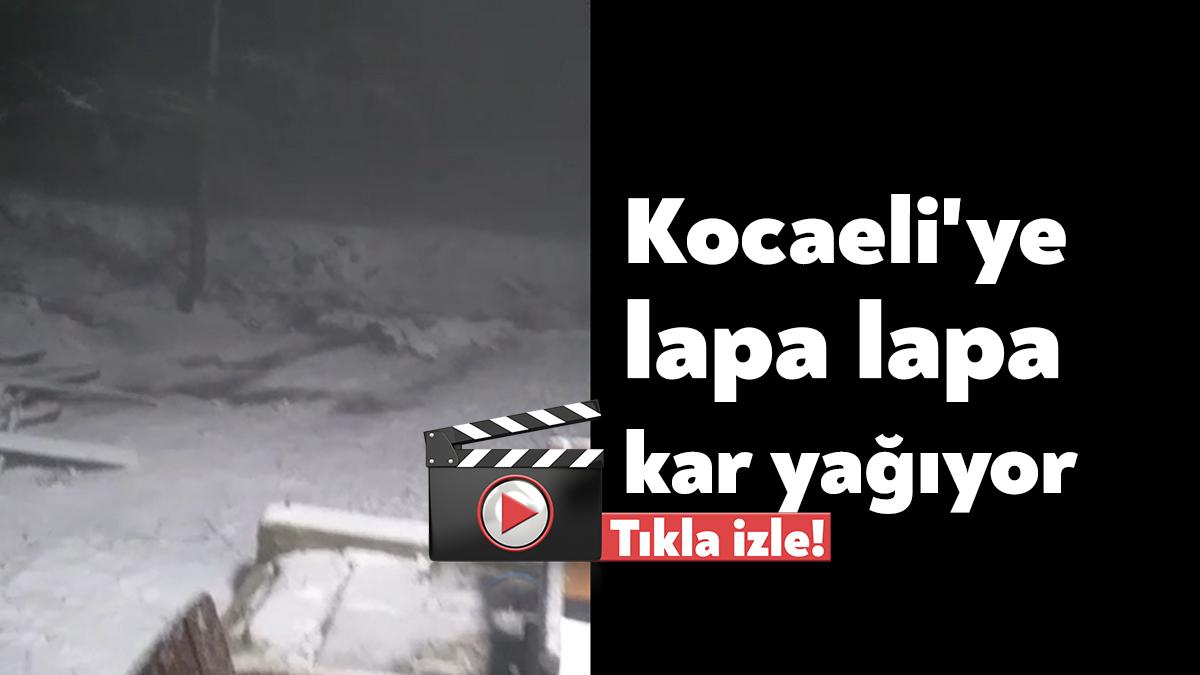 Kocaeli’nin Kartepe ilçesinin yüksek kesimlerine yılın ilk karı düştü. Ayrıca