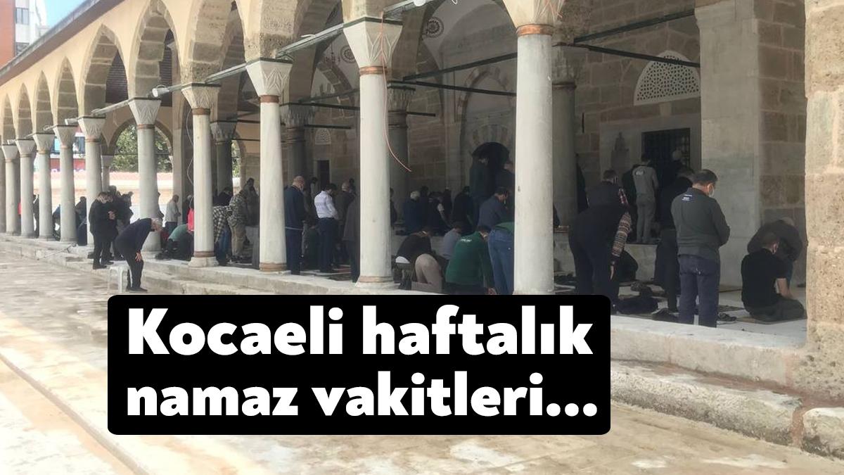 Kocaeli namaz vakitleri vatandaşlar tarafından sorgulatılıyor. 28 Kasım 2022 Kocaeli