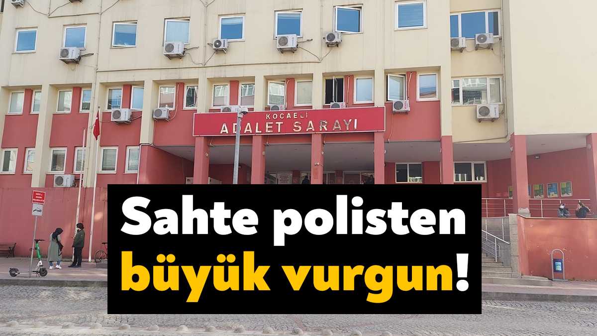 Kocaeli'de kendini polis olarak tanıtıp, yaşlı çiftin 350 gram külçe