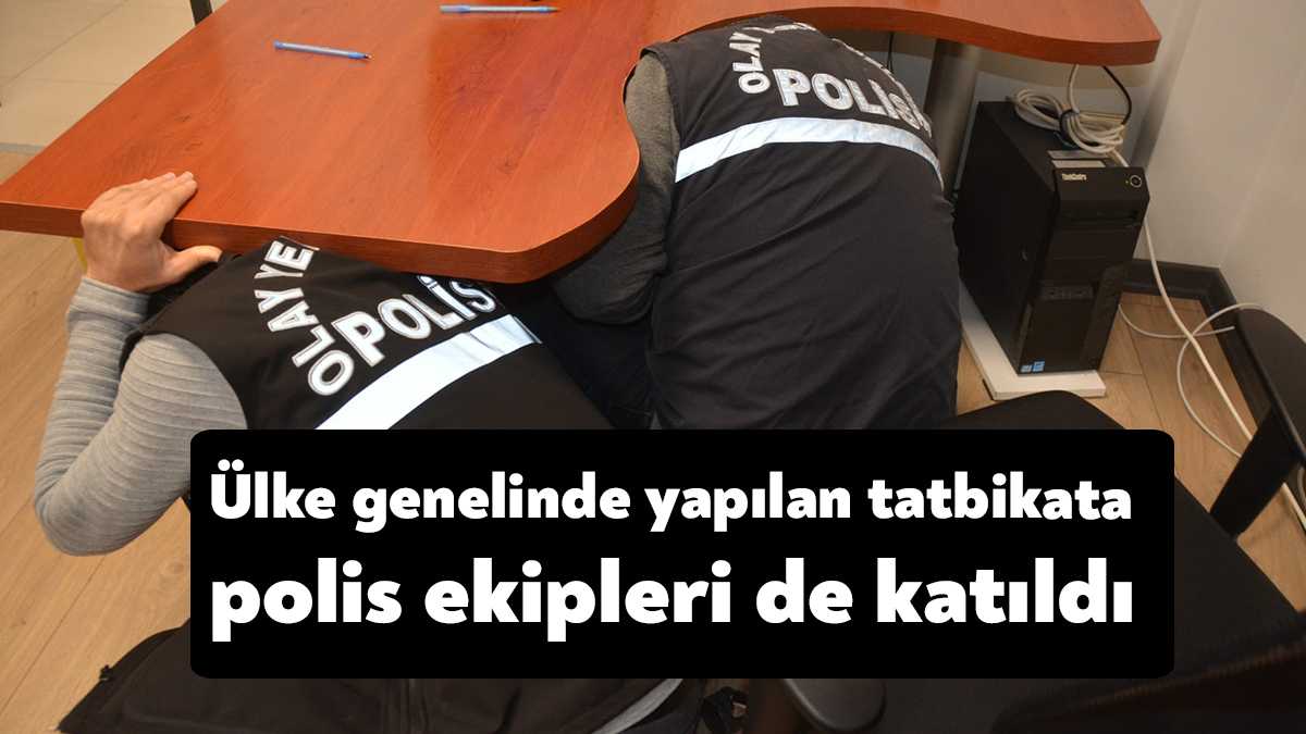 12 Kasım 1999 Düzce Depremi'nin yıldönümünde 81 ilde aynı anda