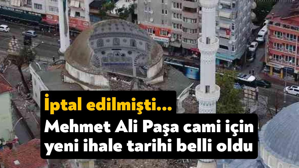 Mehmet Ali Paşa Cami’nin yıkımının ardından bulunduğu alana otopark ve