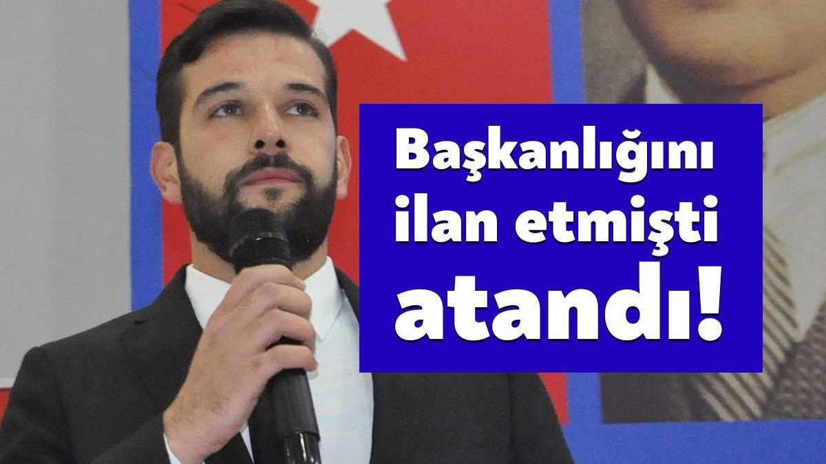 AK Parti Derince İlçe Gençlik Kolları Başkanlığı’na Sefa Bostan atandı.
