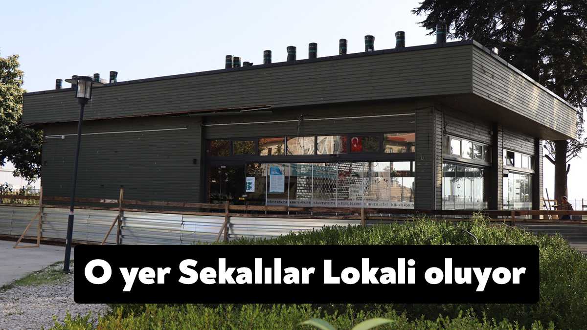 İzmit Belediyesi, Kemalpaşa Mahallesi Kültür Tepesi 2. etapta bulunan kafeteryayı,