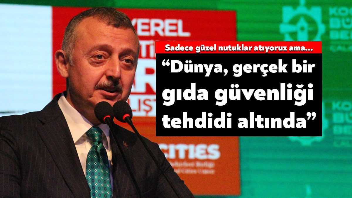 2. Yerel Yönetimler ve Tarım Çalıştayı'nda konuşan Kocaeli Büyükşehir Belediye
