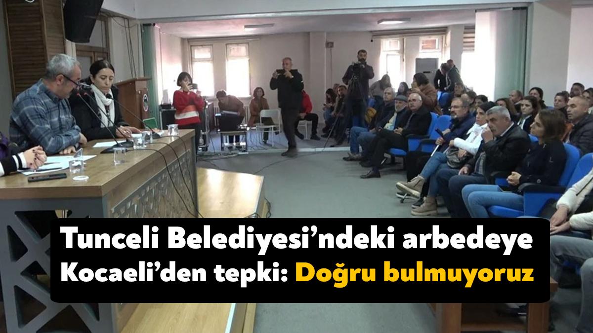 Tunceli Belediye meclis toplantısında katı atık tesisi ile ilgili halk
