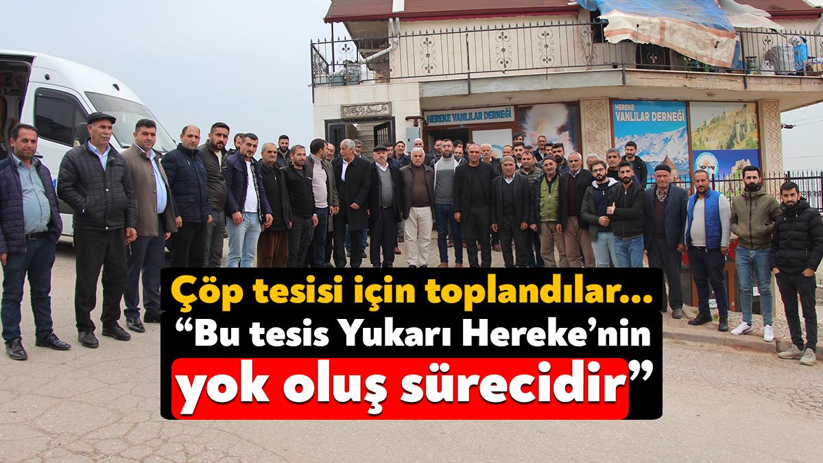 Kocaeli Büyükşehir Belediyesi tarafından Yukarı Hereke’ye yapılması planlanan çöp tesisi