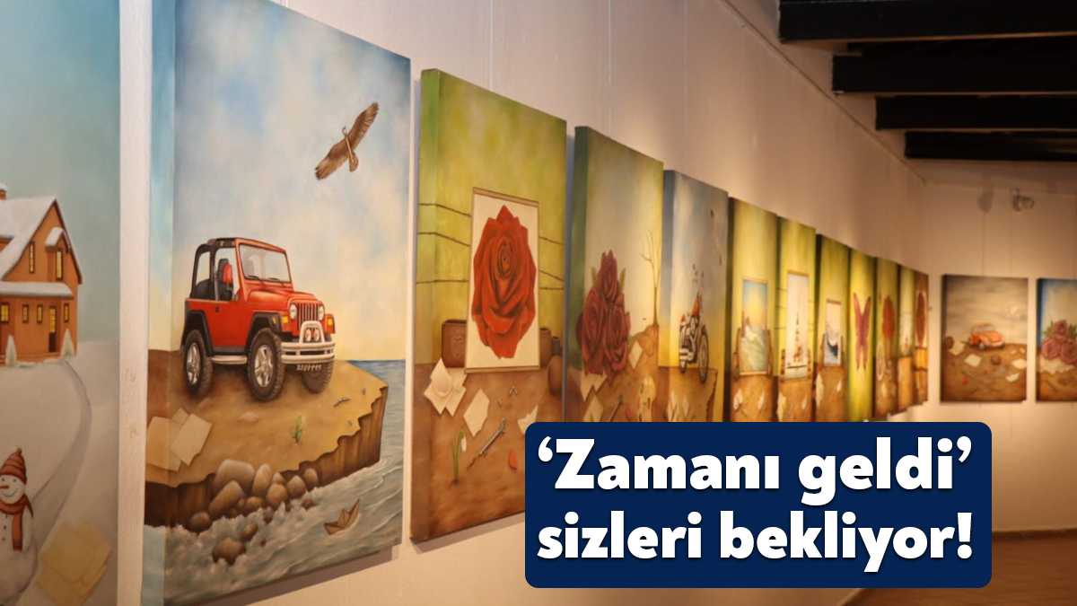 Fatma Özenç Şahan’ın kişisel yağlı boya sergisi, İzmit Belediyesi Cumhuriyet