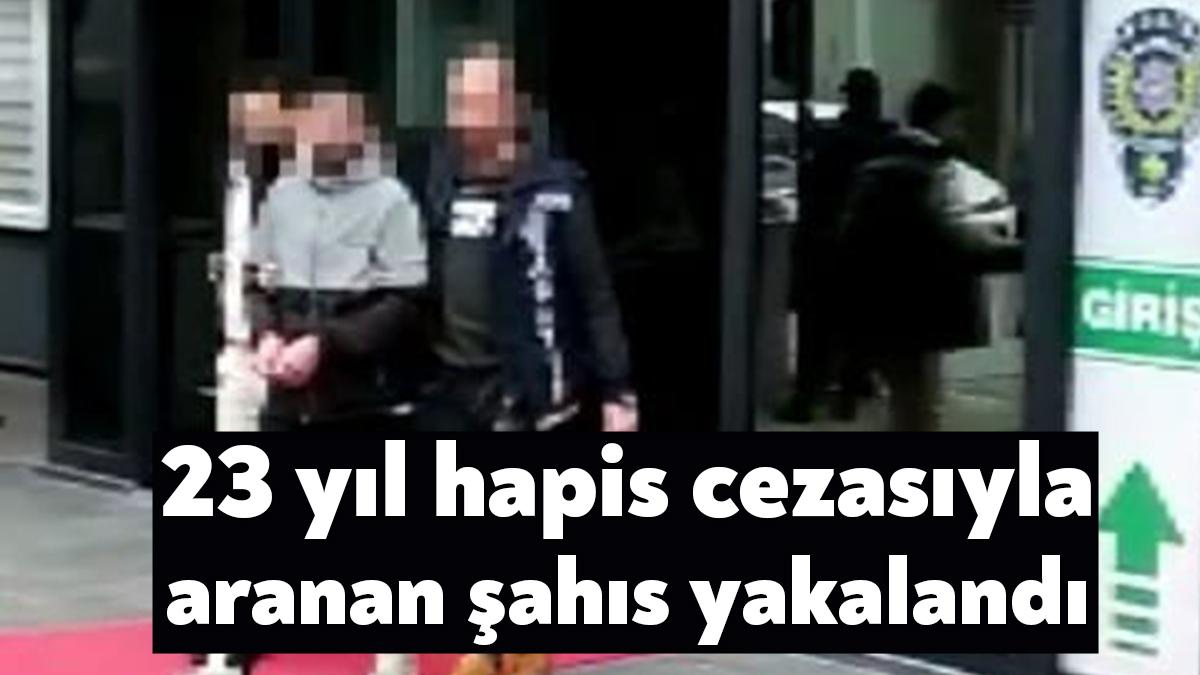 Kocaeli’de hakkında 23 yıl 2 ay hapis cezası bulunan firari
