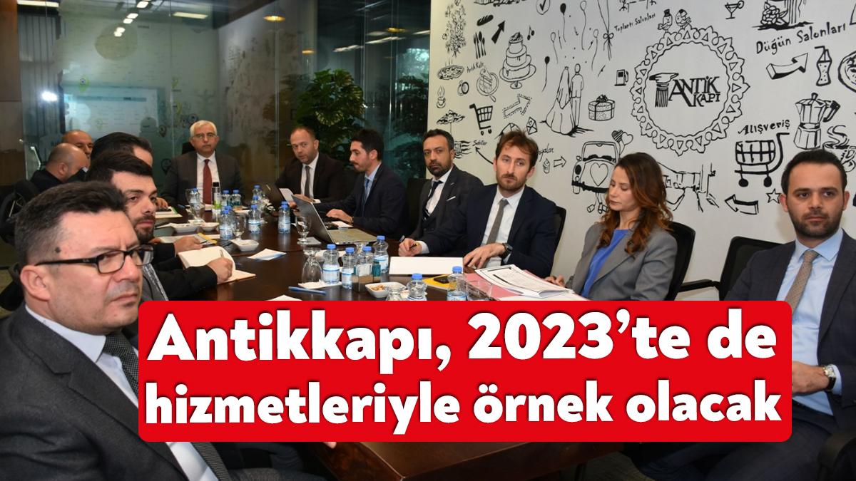 Genel Sekreter Gündoğdu, Antikkapı’da düzenlenen 2023 yılı mali bütçe toplantısına