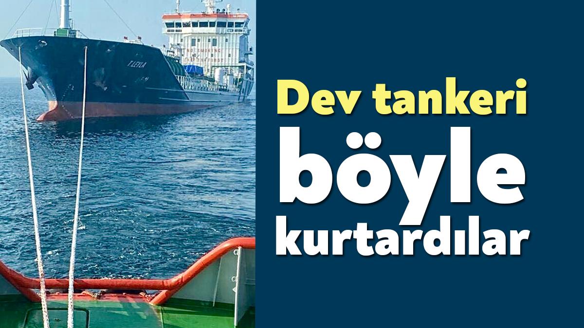Kocaeli’den Antalya’ya giden geminin makinesi arızalandı. Tanker, Kıyı Emniyet Müdürlüğü