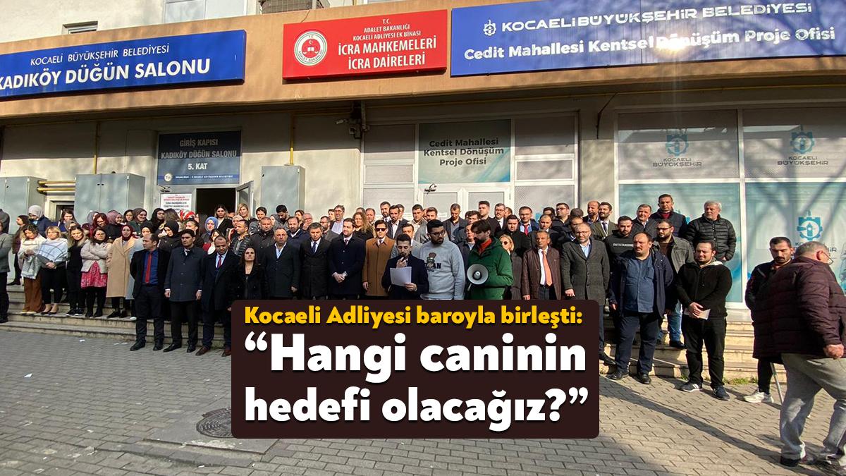 İzmit’te icra memuru Bünyamin Alyakut’un silahla vurulması sonucu Kocaeli Adliyesi
