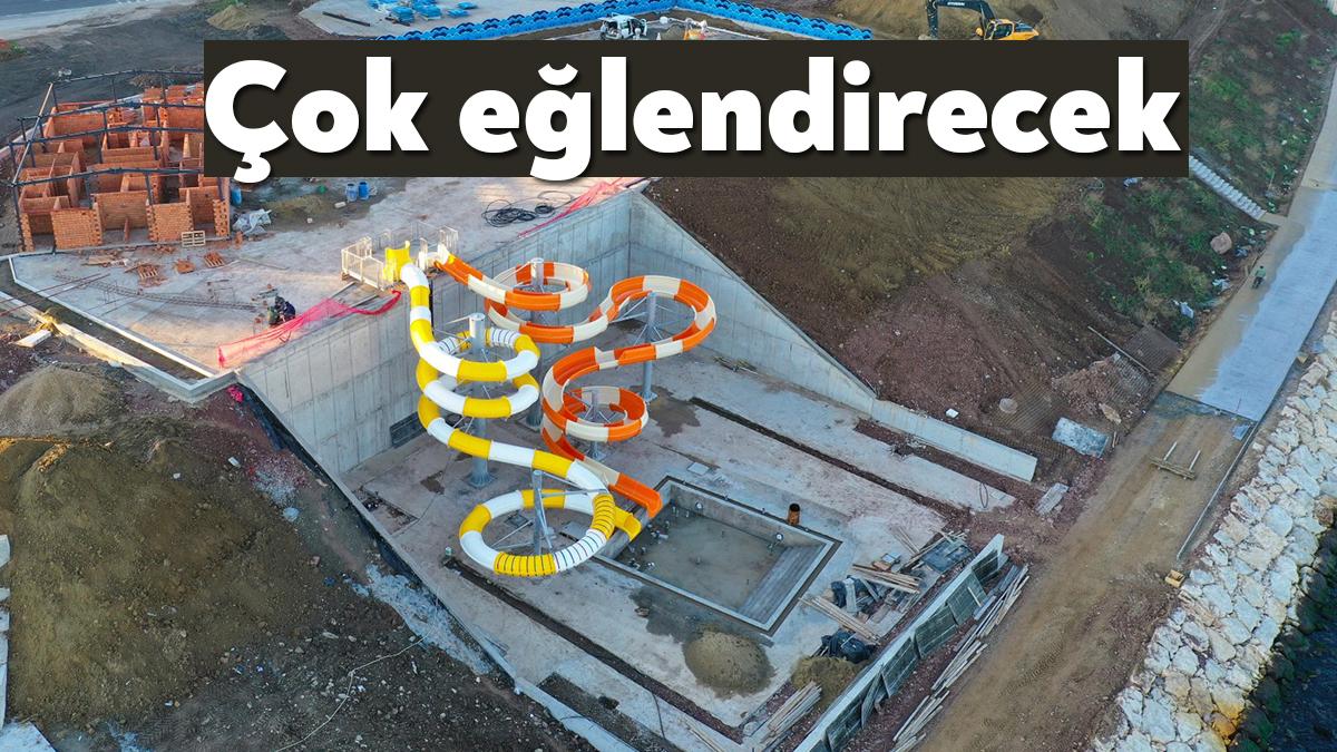 Kocaeli Büyükşehir tarafından Gölcük Değirmendere-Halıdere arasındaki inşa edilen sahil parkındaki