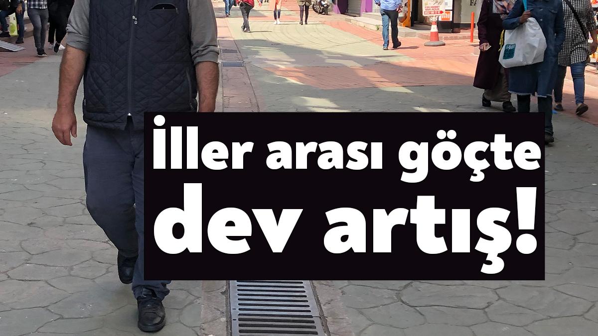 TÜİK verilerine göre, ülke nüfusu 84 milyonu aşarken, iller arası