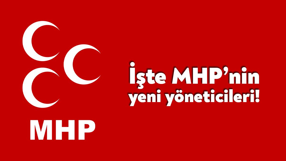 MHP İl Başkanlığı’na atanan Murat Nuri Demirbaş’ın yönetimi görev dağılımını