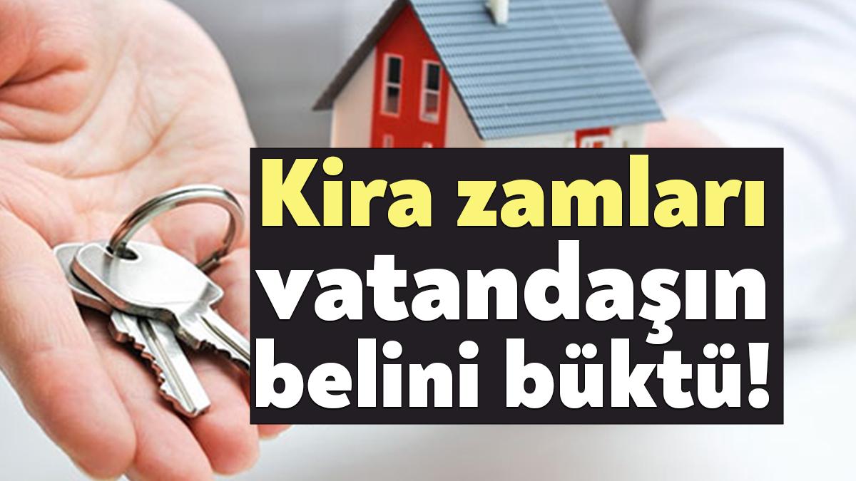 Kasım ayı kira artış oranları ücretlere gelen zamları adeta yuttu.