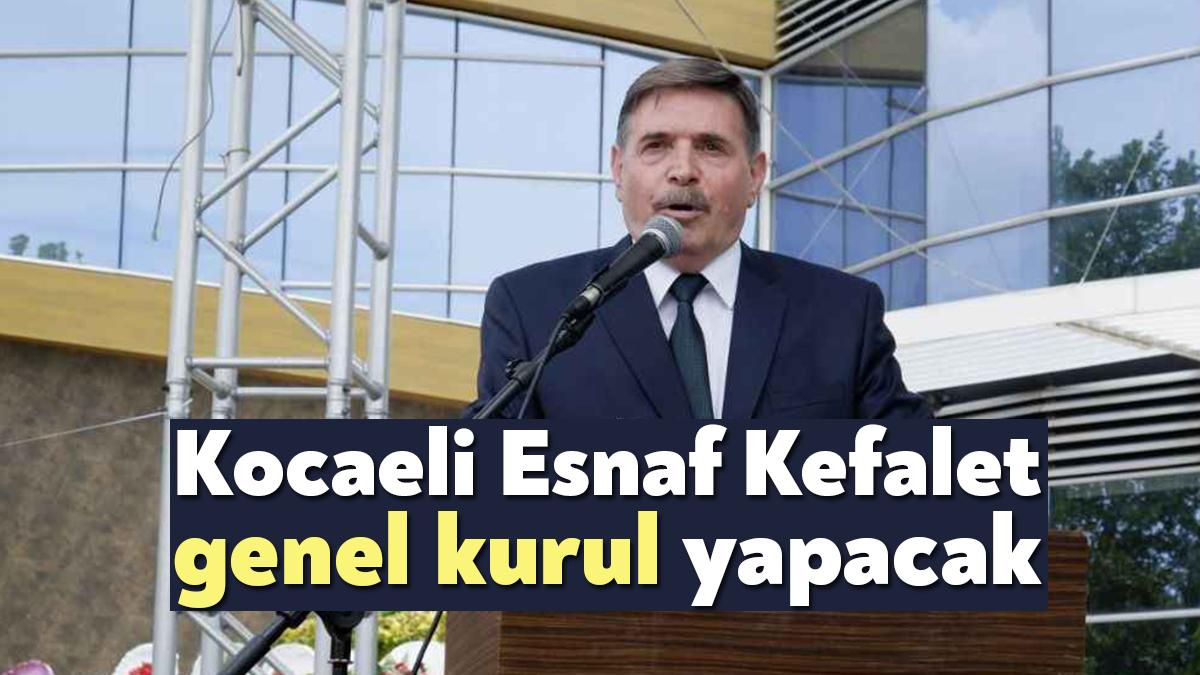 S.S.Kocaeli Büyükşehir Esnaf Ve Sanatkârlar Kredi Ve Kefalet Kooperatifi’nin genel