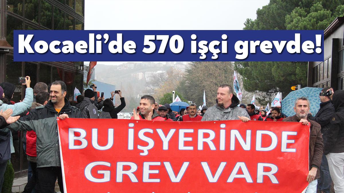 Kocaeli’de Bekaert fabrikasındaki grev kararının ardından bugün de Kartonsan’da grev