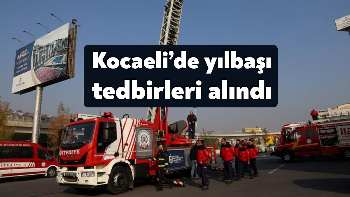 Kocaeli’de vatandaşların yılbaşı gecesini güvenli geçirmeleri için tedbirler alındı. Zabıta,