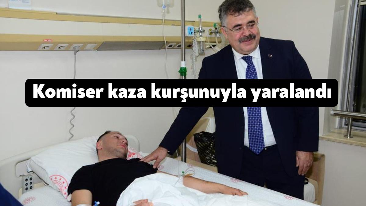 Kocaeli'de polislere eğitim verildiği sırada bir komiser kaza kurşunuyla vurularak