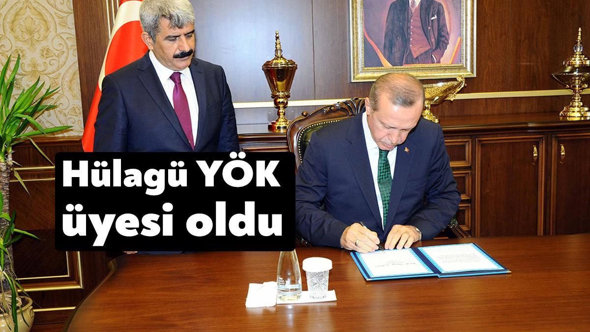 Kocaeli Üniversitesi eski Rektörü, Cumhurbaşkanı Başdanışmanı Sadettin Hülagü, YÖK üyesi