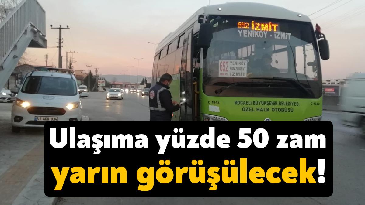 Kocaeli Büyükşehir Belediyesi Ulaşım Koordinasyon Merkezi (UKOME) toplantısı 29 Aralık’ta