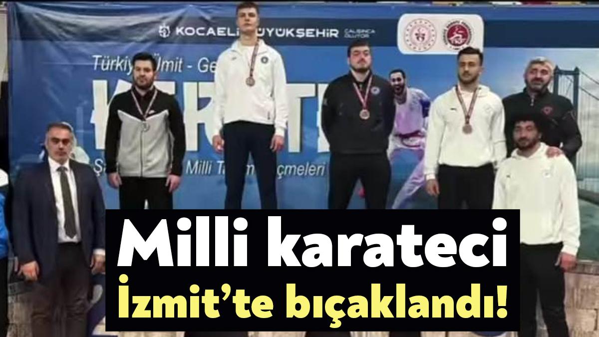 Bursa’dan düzenlenen karate turnuvasına katılmak için Kocaeli’nin İzmit ilçesine gelen