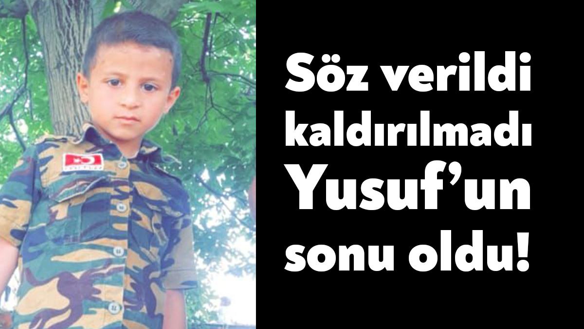 CHP Başiskele İlçe Başkanı Anıl Acurman, 6 yaşındaki Yusuf’un üst