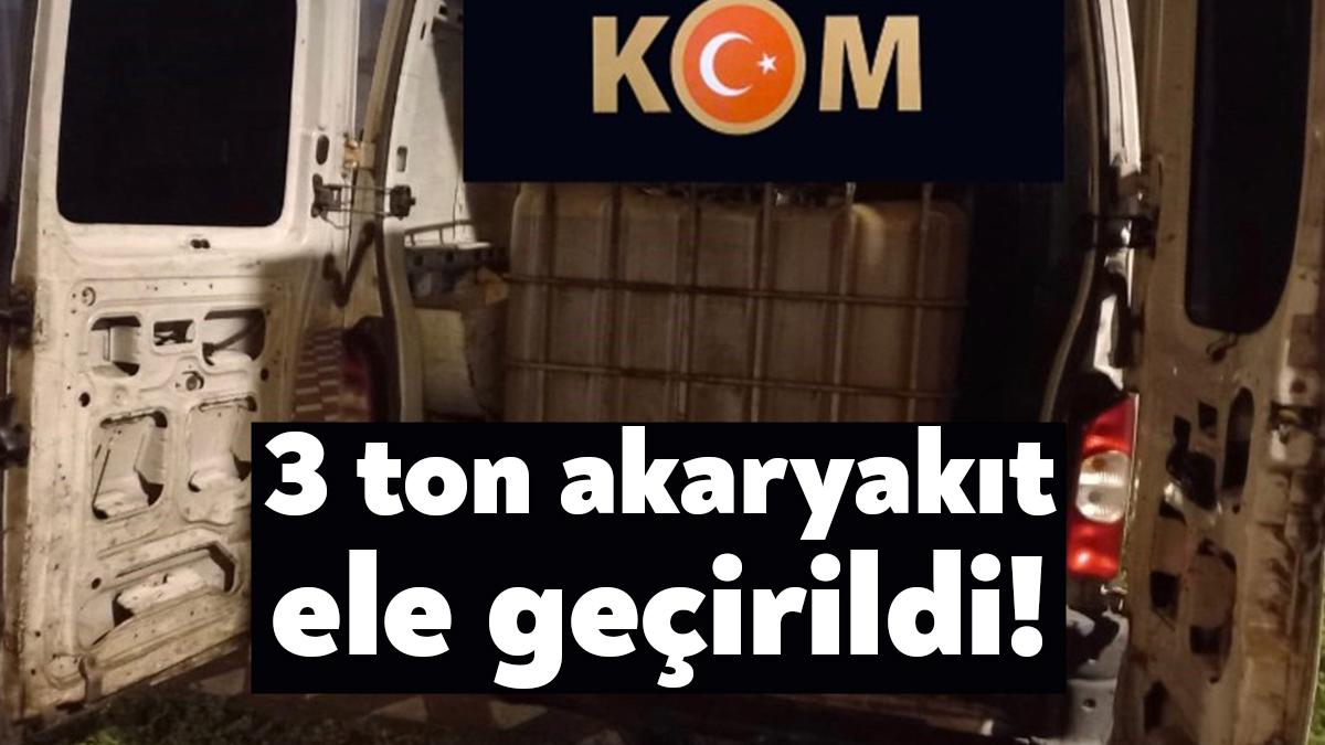 Kocaeli’de polis ekiplerinin durdurduğu panelvanda yapılan aramada araç içerisinde yaklaşık