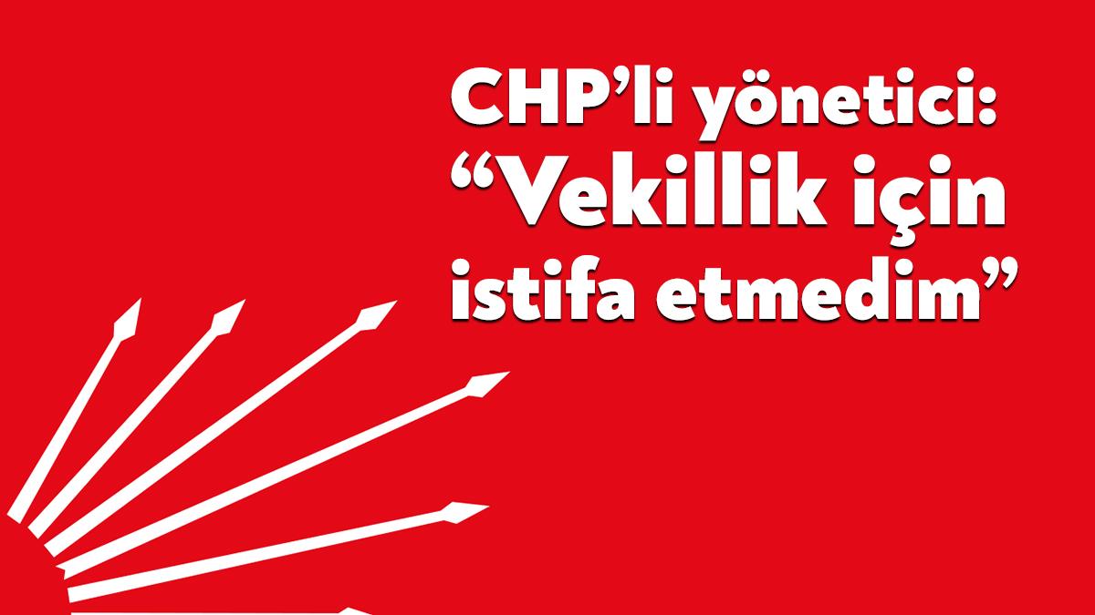 CHP İzmit İlçe Yöneticisi Cengiz Özdemir, görevinden istifa etti. Özdemir,