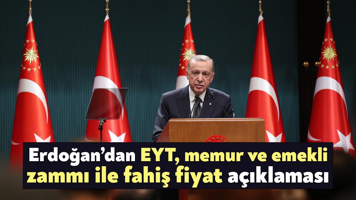 Cumhurbaşkanı Erdoğan, emeklilikte yaşa takılanlar konusunda "Çalışanlarımızın, emeklilikle ilgili beklentilerini