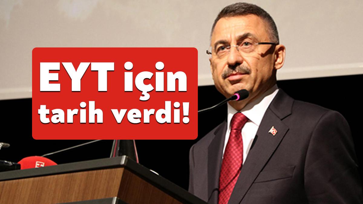 Cumhurbaşkanı Yardımcısı Fuat Oktay, 'Emeklilikte yaşa takılanlar ile ilgili sorunu
